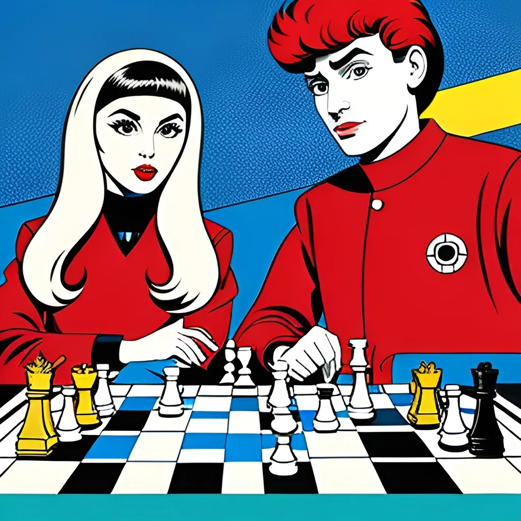 Chess Arena — pop-art teaser.